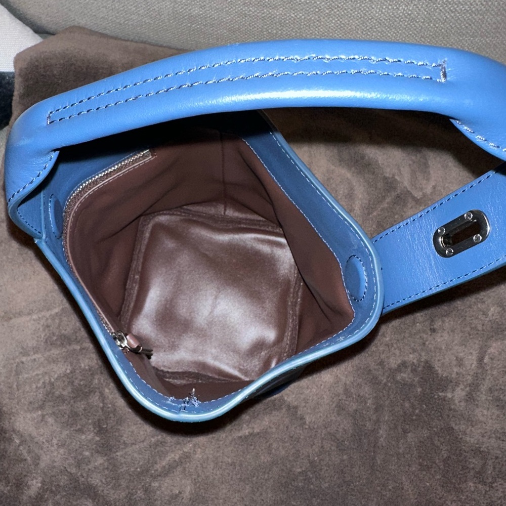Marc Jacobs The Dual Small Bucket Bag in Blue Sea 🌊 Gorgeous NWOT - Picture 8 of 15